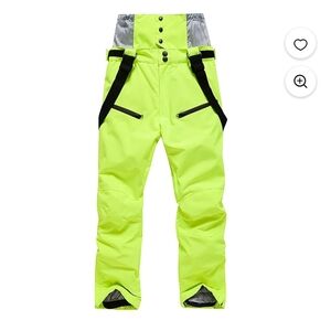 Neon Yellow Snow Pants BNWT